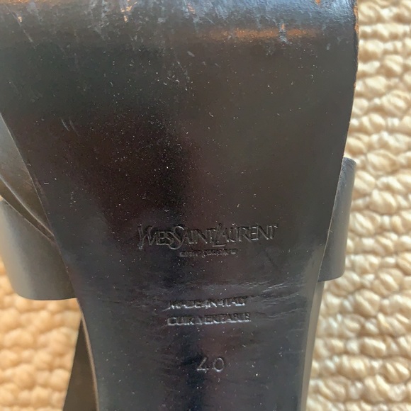 YSL black tribute heels - Picture 3 of 4
